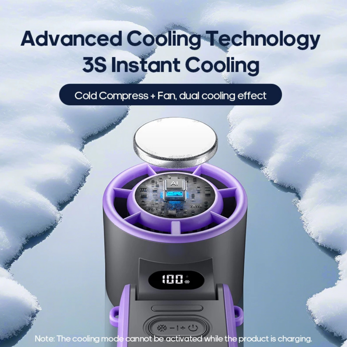 Airsys® Ventilador Plegable con 100 velocidades